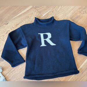 Claver “R” roll neck sweater 6